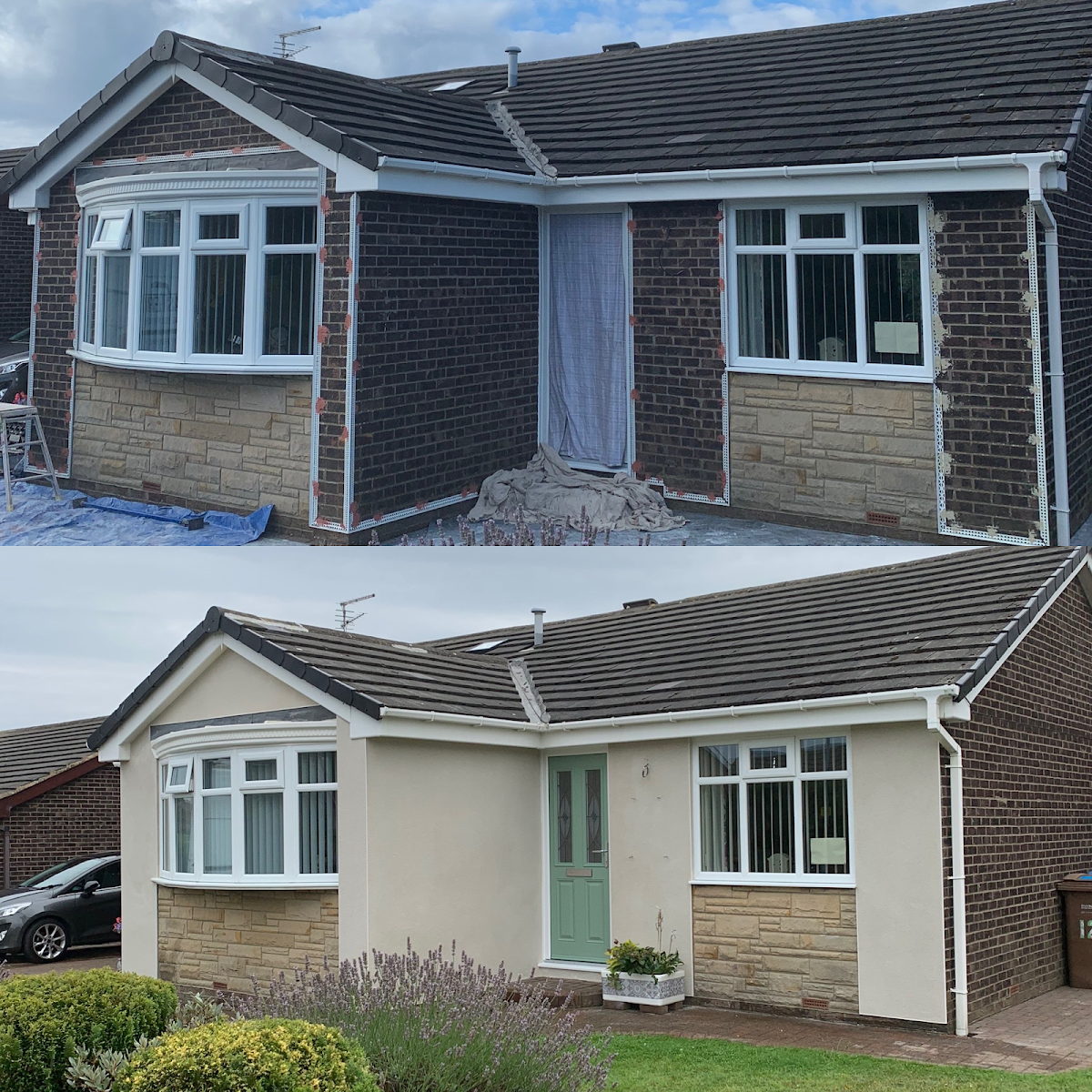 A bungalow given a whole new face